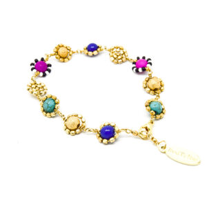 Pink & blues Zebra Bracelet